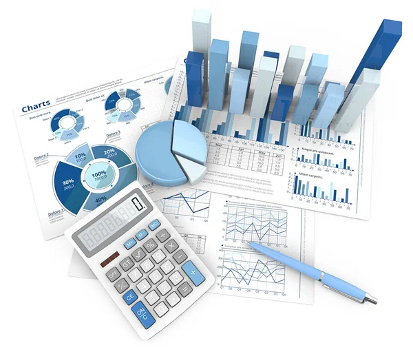 Resumen Finanzas Lugar de trabajo . —  Fotos de Stock