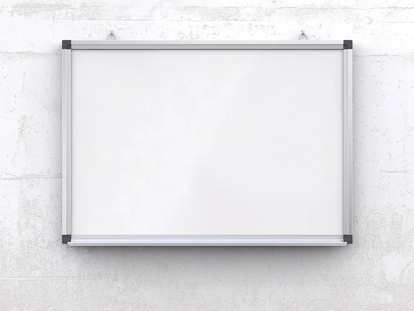 Whiteboard an Betonwand. — Stockfoto