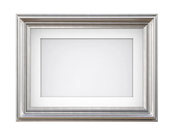 Isolato Silver Frame . — Foto Stock