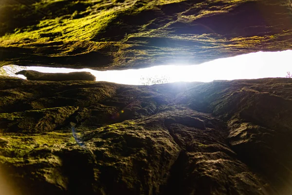 Die enge Schlucht des Huangshan-Berges, Anhui, China — Stockfoto