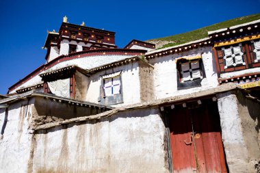 Lhasa, Tibet Çin Potala köyde