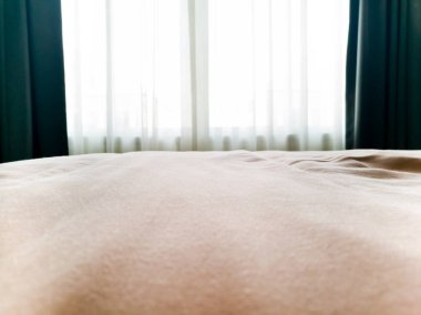 çarşaf şeffaf perde için bulanık görünüm