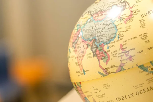 Globe world map, explore destination travel concept