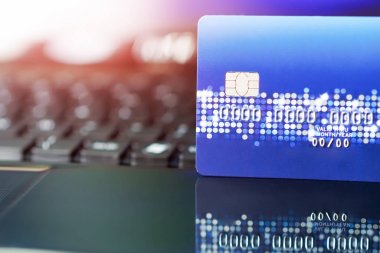 kredi kartı hayat kavramı alışveriş kolaylık. E-ticaret alışveriş kavramı