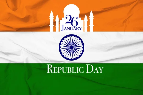 Dag van de Republiek India Viering op 26 januari, Indiase nationale dag — Stockfoto