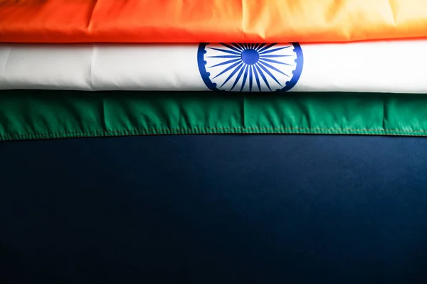 Indiens nationaldag firas den 26 januari, Indiens nationaldag, Indiens flagga — Stockfoto