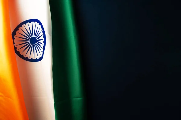 Indiens nationaldag firas den 26 januari, Indiens nationaldag, Indiens flagga — Stockfoto