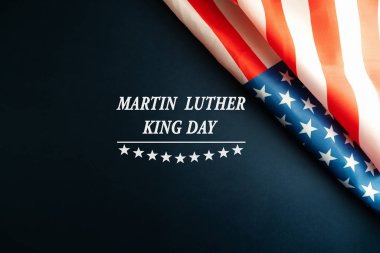 Martin Luther King Günü - Amerikan bayrağı soyut arkaplan