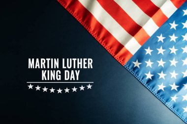 Martin Luther King Günü - Amerikan bayrağı soyut arkaplan