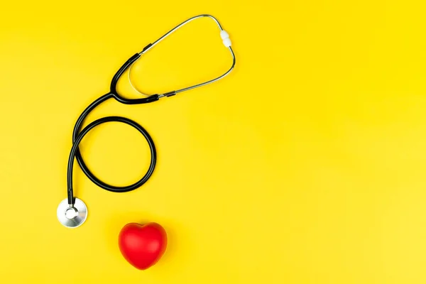 Concepto Del Día Mundial Salud Seguro Médico Salud Con Corazón — Foto de Stock