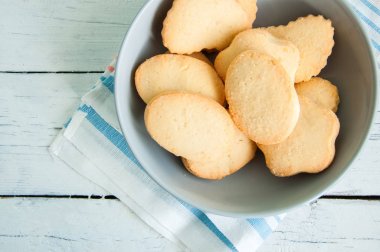 Tereyağlı kurabiye kurabiye bir grup 