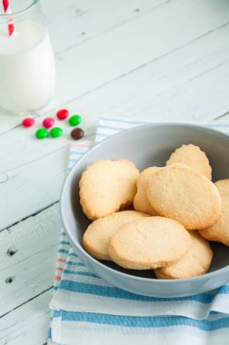 Tereyağlı kurabiye kurabiye bir grup 