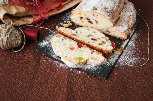 Christmas stollen - Traditional European Festive Baking