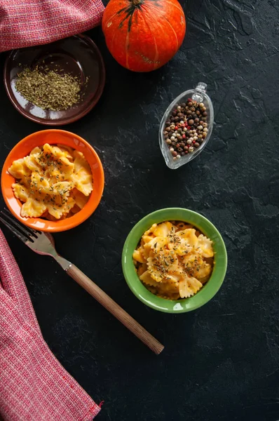 Kabak Krem peynirli makarna  