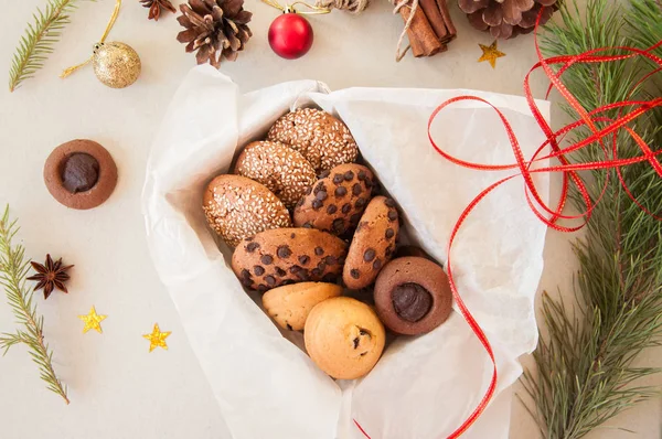 Christmas cookies gift box