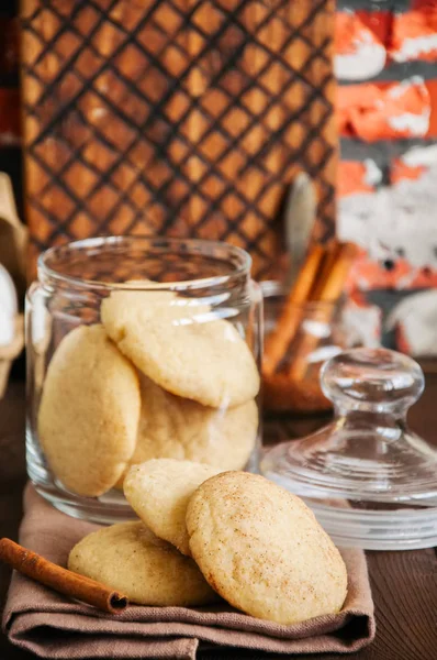 Домашнее печенье со специями и коричневым сахаром. Ржавчина — стоковое фото