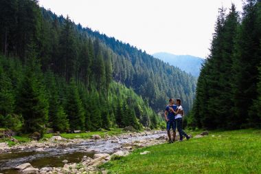 Birbirine aşık çift