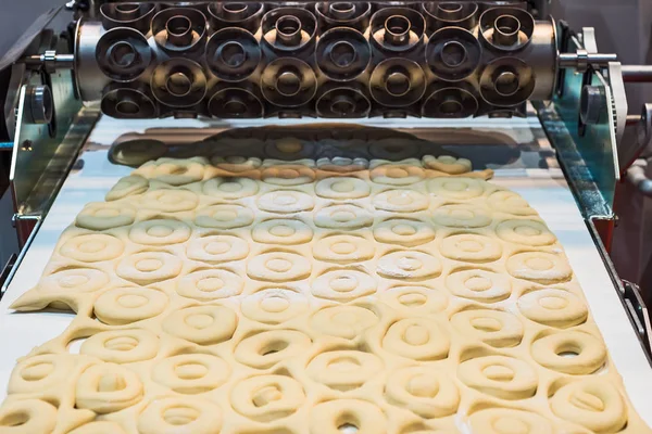 ドーナツの製造手順. — ストック写真