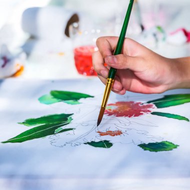 Batik boyama kadar kapatın.