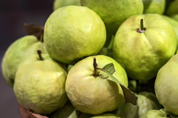 Guaven aus nächster Nähe. — Stockfoto