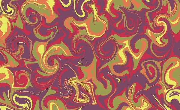 Płynna abstrakcyjna faktura. Wirujący efekt farby. Ilustracja wektora. Marmurowe abstrakcyjne tło. Kolorowe tekstury — Wektor stockowy