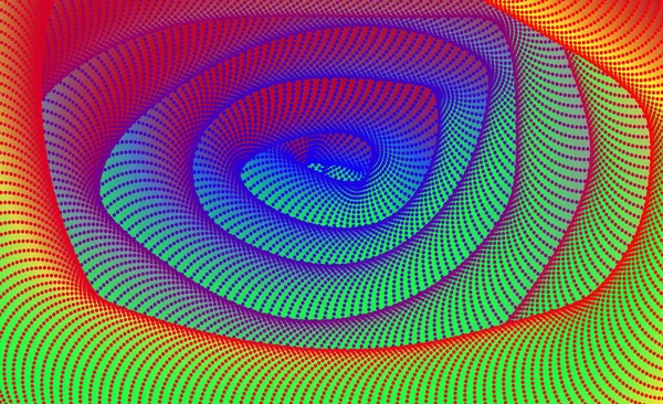 Tubo de forma geométrica 3D. Fondo fluido abstracto. Ilustración vectorial. Línea dinámica retorcida. Textura abstracta para carteles, presentaciones, volantes, invitaciones, pancartas. Perspectiva del túnel — Vector de stock