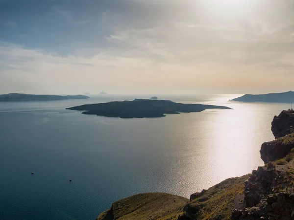 Piękny widok na wyspę Santorini — Zdjęcie stockowe