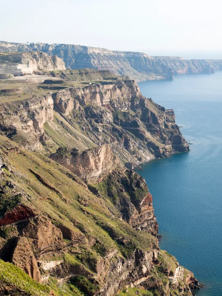 Vacker utsikt över ön Santorini — Stockfoto