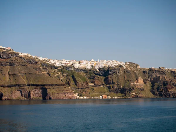 Hermosa vista de la isla de Santorini —  Fotos de Stock