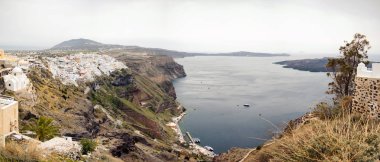 Santorini Adası'nın güzel manzara