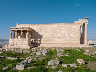 Acropolis Caryatids ile Erekhtheion