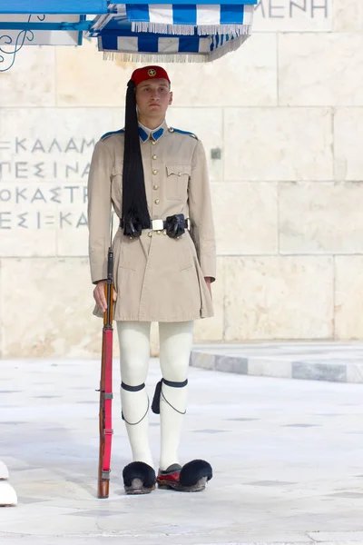 Guardas presidenciais em athens — Fotografia de Stock