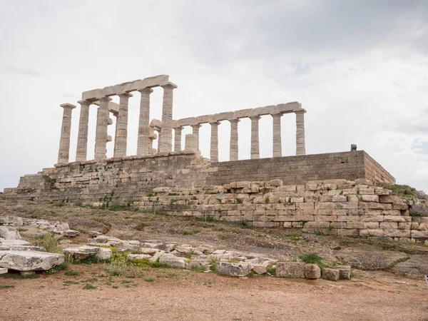 Sounio Poseidon Tapınağı — Stok fotoğraf