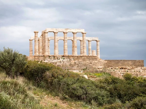 Sounio Poseidon Tapınağı — Stok fotoğraf