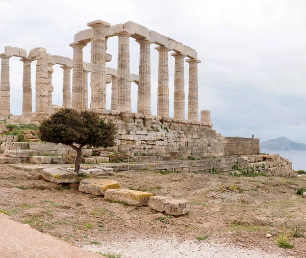 Sounio the Temple of Poseidon Royalty Free Stock Images