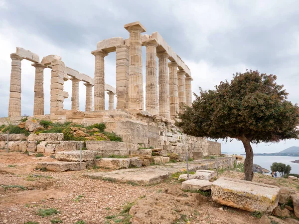 Sounio el Templo de Poseidón — Foto de Stock