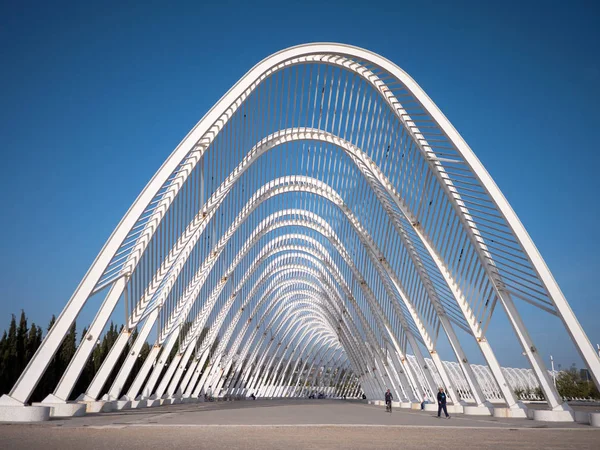 Construction de Kalatrava au Stade Olympique d'Athènes — Photo