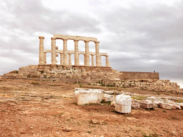 Sounio Poseidonův chrám — Stock fotografie