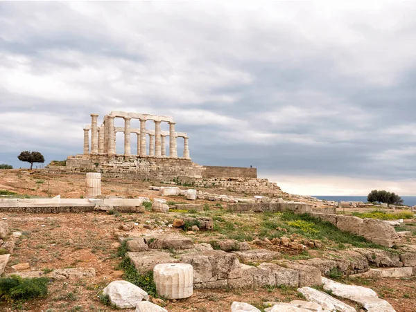 Sounio Poseidonův chrám — Stock fotografie