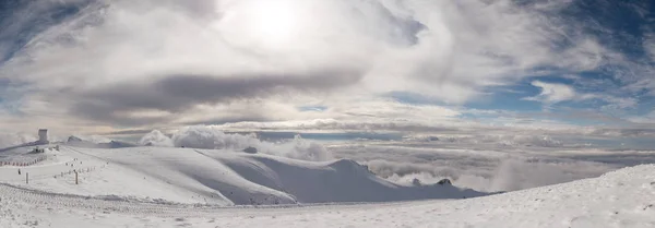 The top of the mountain Helmos in Kalavrita — Stock Photo, Image