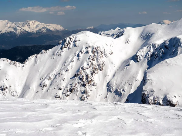 The top of the mountain Helmos in Kalavrita — Stock Photo, Image
