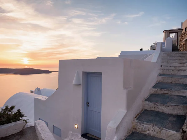 Schöner blick auf die insel santorini — Stockfoto