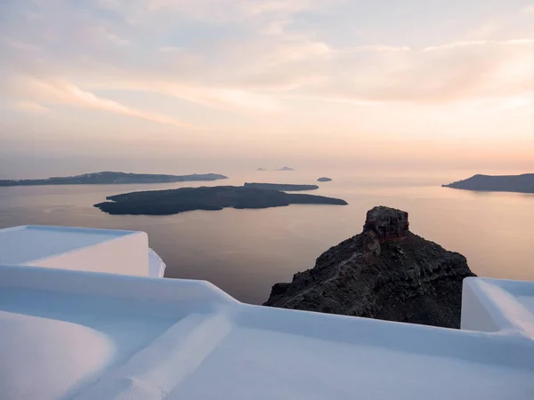 Puesta de sol en isla Santorini —  Fotos de Stock