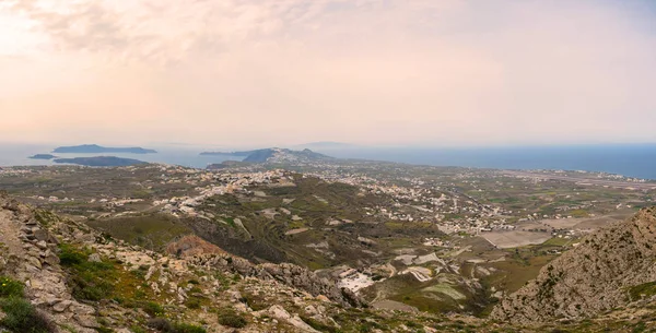 Uitzicht op Santorini eiland — Stockfoto