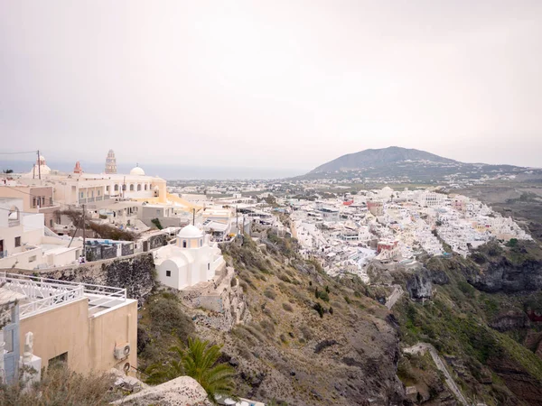 Visa i Fira på ön Santorini — Stockfoto