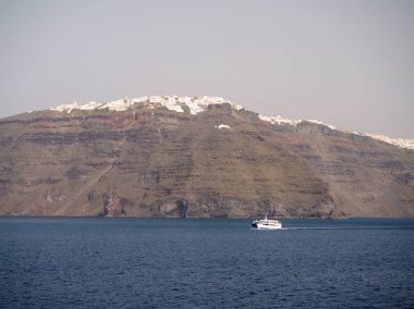 cruise gemisi santorini, Yunanistan