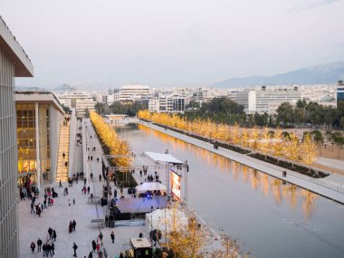 İnsanlar Stavros Niarchos Atina'da Vakfı'nda