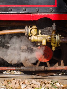 Vintage buharlı tren