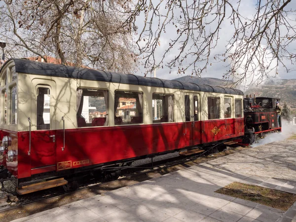 Vintage steam powered train