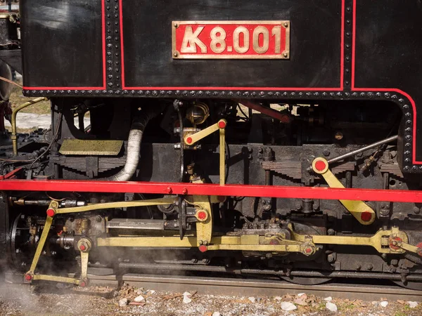 Vintage steam powered train — Stock Photo, Image